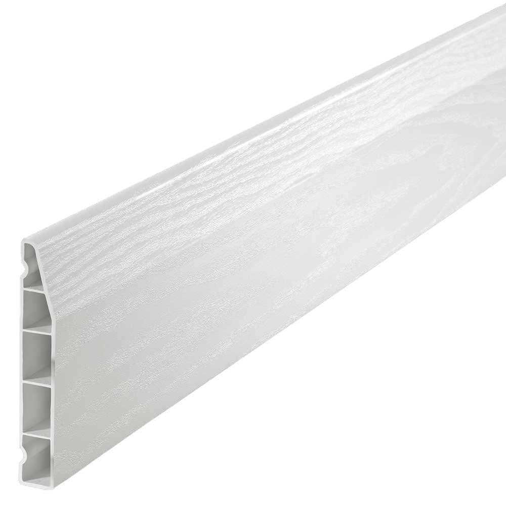 Skirting: White PVC