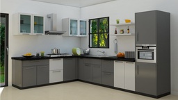 U-Shaped Modular Kitchen